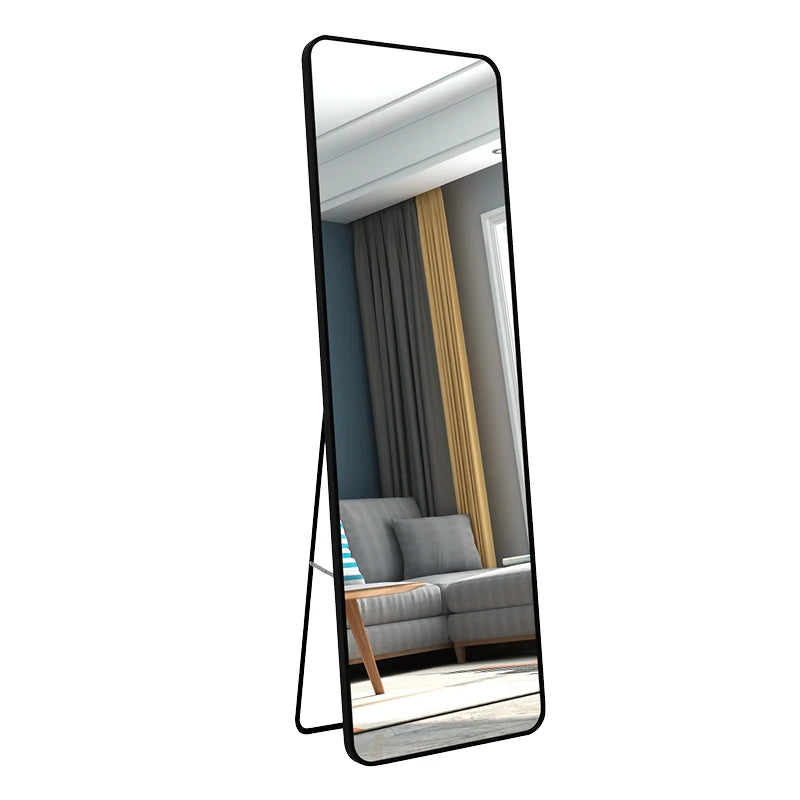 Full-Length Mirror Floor Mirror Home Female Nordic Minimalist Style Female Bedroom Female Fitting Dressing Mirror