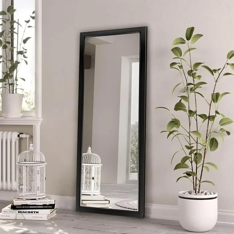 Mirror Full Length Wall Mirrors Full Body Bathroom Living Room Wall Decor Black Hanging Fulls Length Floor Mirrors