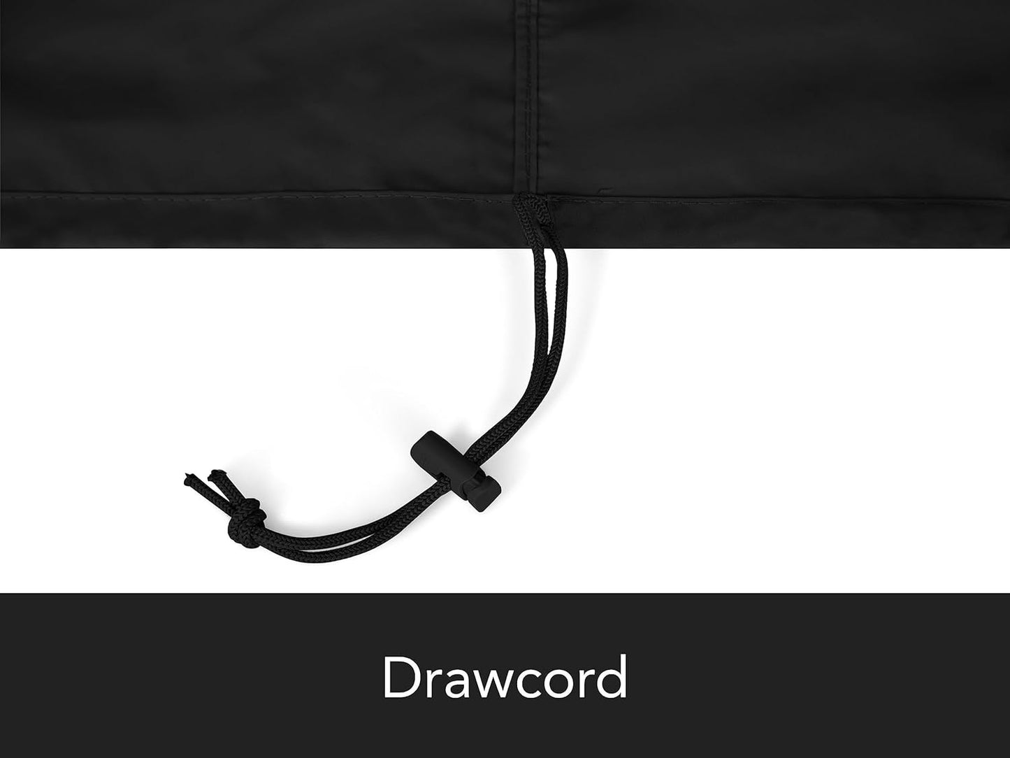 round Dining Table Cover - Water-Resistant Polyester, Mesh Ventilation, Patio Table Covers, 30DIAMETER X 25H, Black