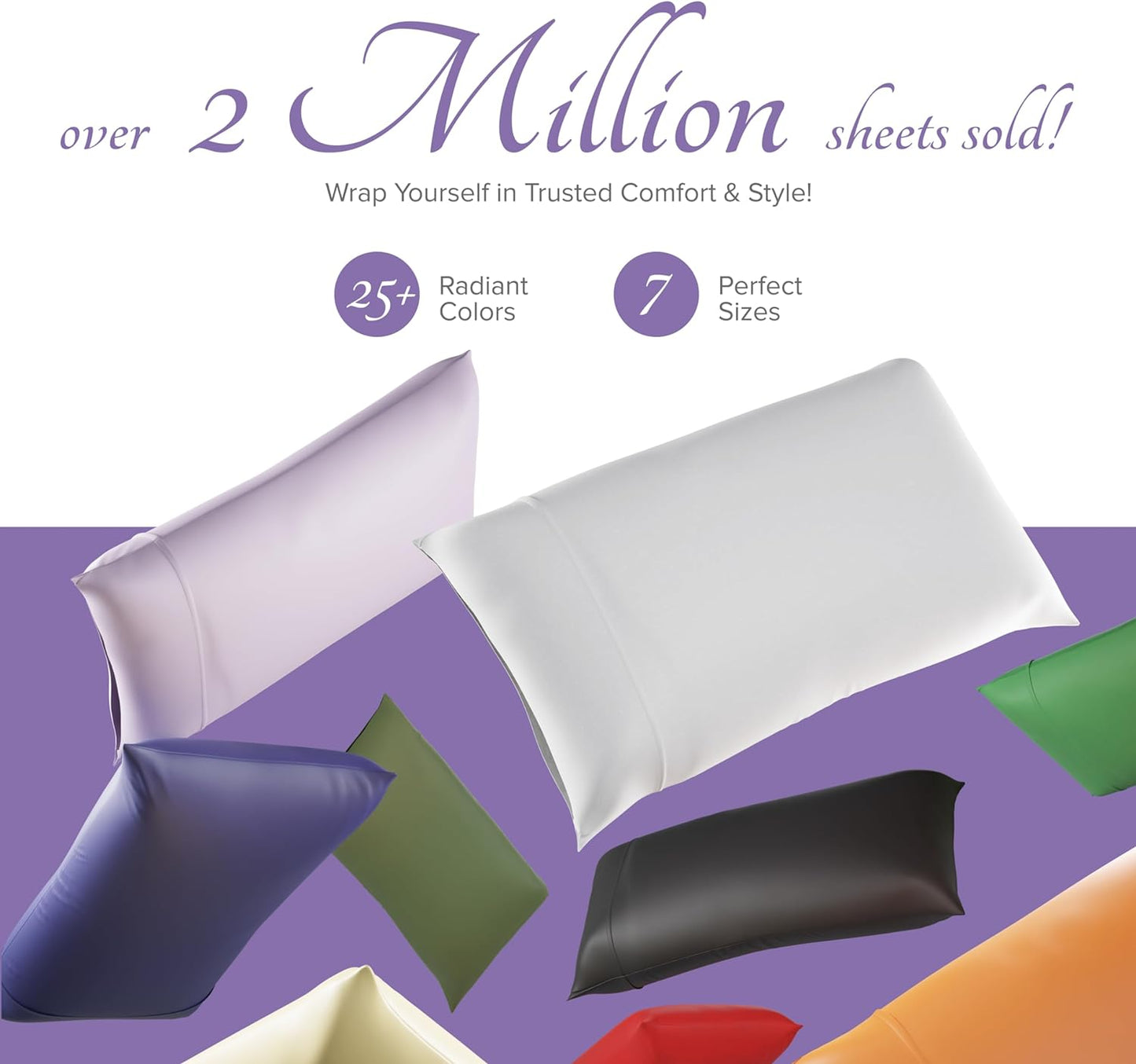 100% Egyptian Cotton Sheets - 600 Thread Count 4 PC California King Size Sheet Set, Soft, Cooling, High Thread Count, Extra Long Staple Luxury Bedding, Cal King Sheets - Burgundy