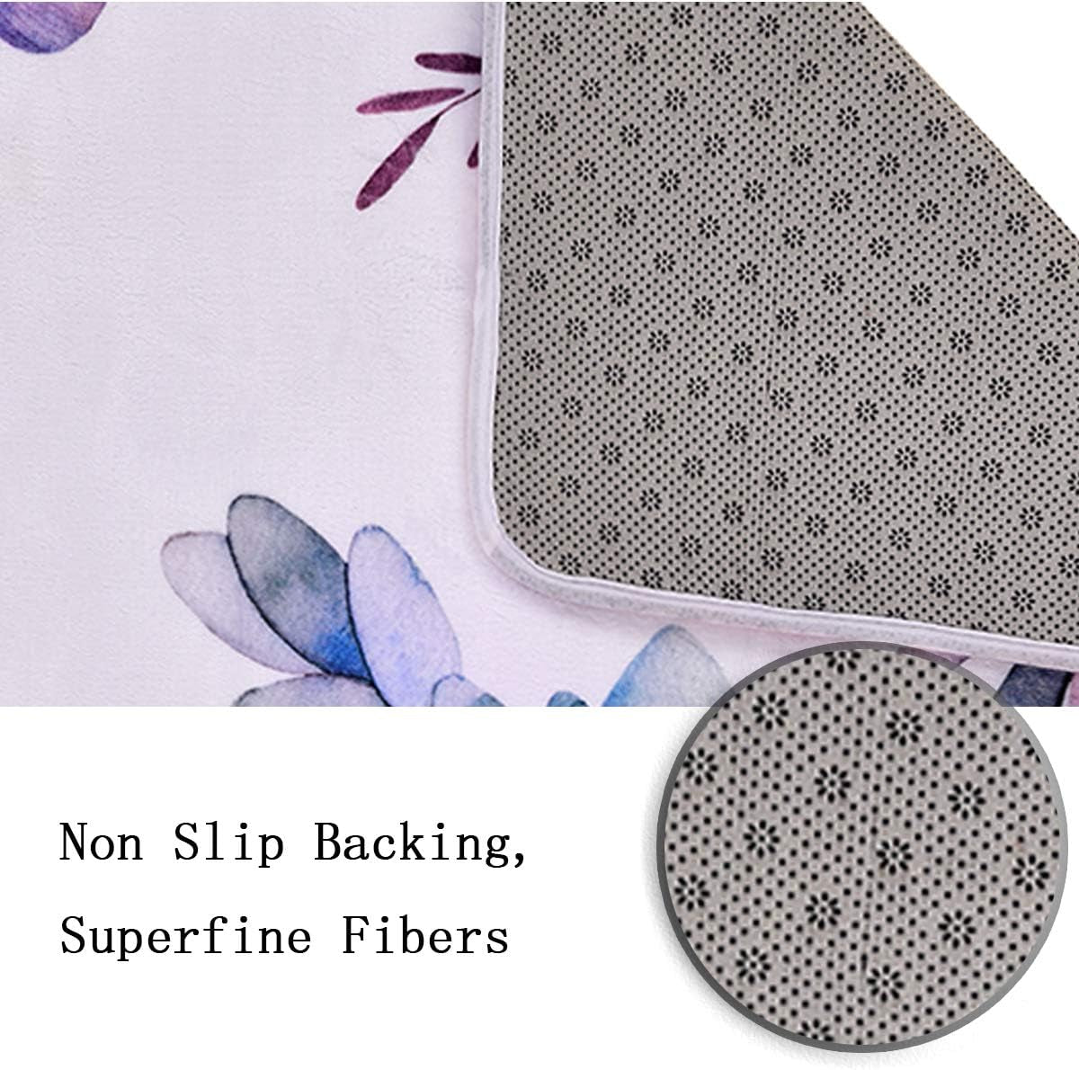 Area Rug Beautiful Mermaid Scale Area Rug for Living Room Bedroom 5'X6'