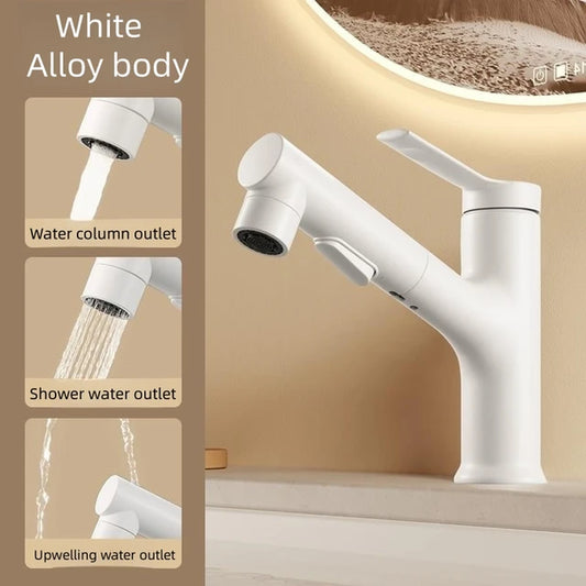 Bathroom Sink Faucet Basin Pull-Out Type Hot and Cold Water Water Tap for Bathroom Accessories Sinks Faucet Taps
