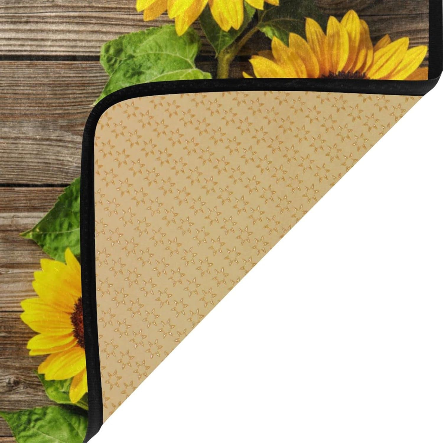 Sunflower Kitchen Rug Mat, Non Slip Anti-Fatigue Floor Mat, Kitchen Bath Rug Doormat Carpet for Kitchen, Floor Home, Office, Sink, Laundry 39 X 20 Inch