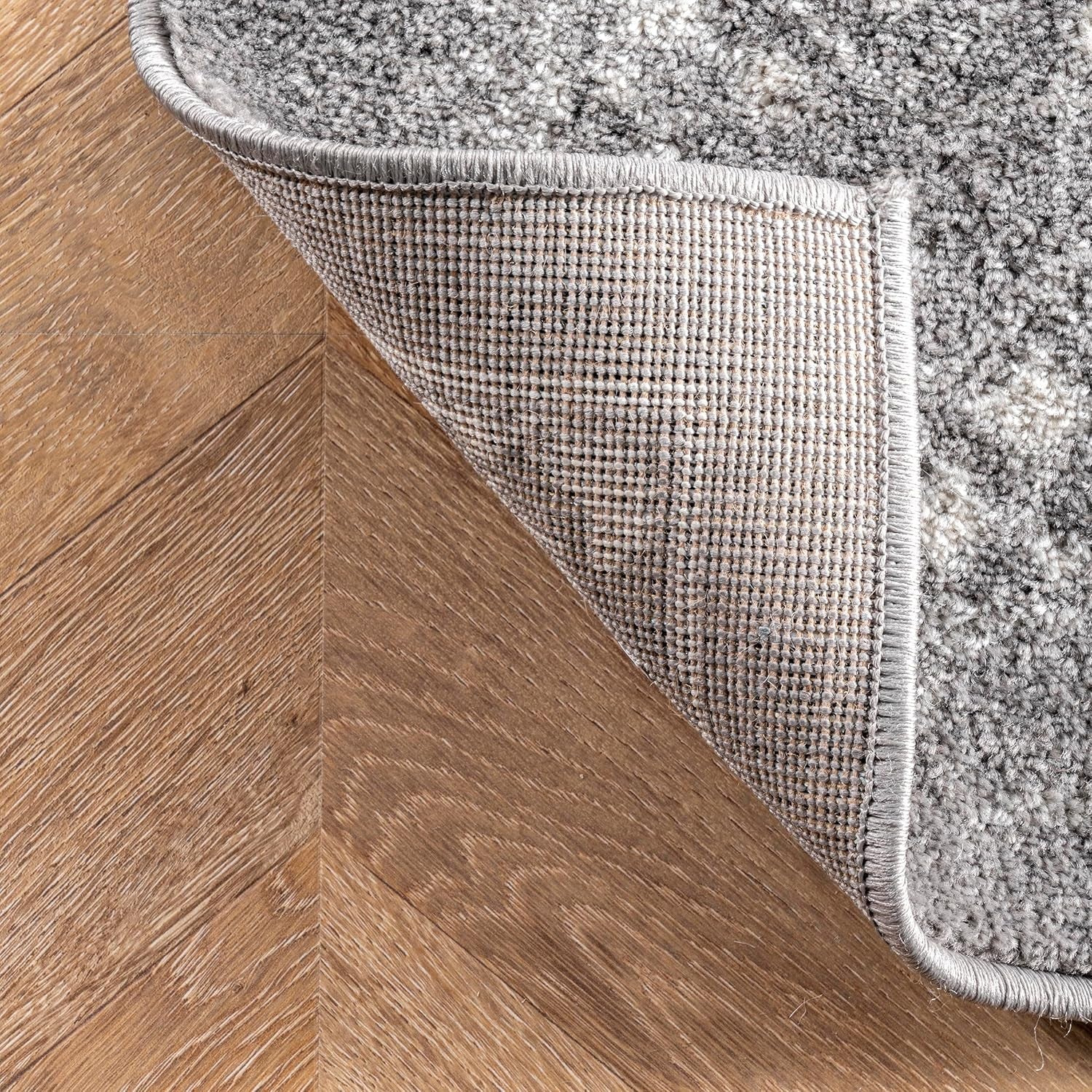 Odell Faded Vintage Area Rug, 12X15, Silver