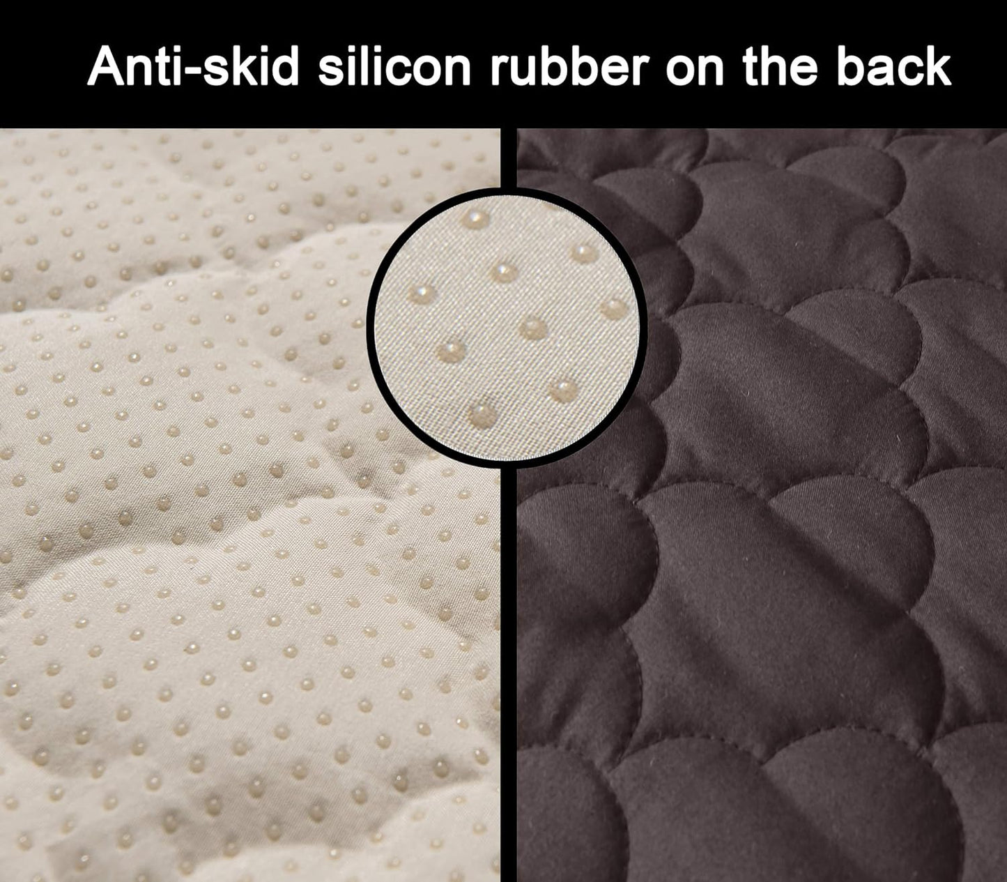 100% Waterproof Sofa Cover Pet Furniture Protectors for Sofas Couch Covers for Dogs Sofa Cover with Side Pockets (Chocolate, 68'')