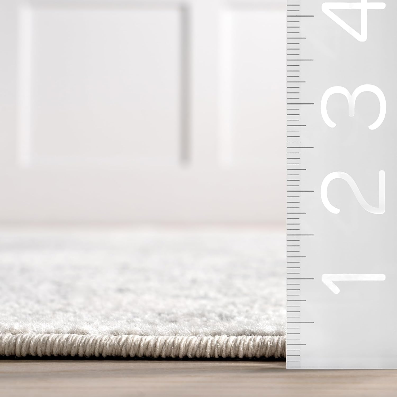 Odell Faded Vintage Area Rug, 8' Round, Ivory
