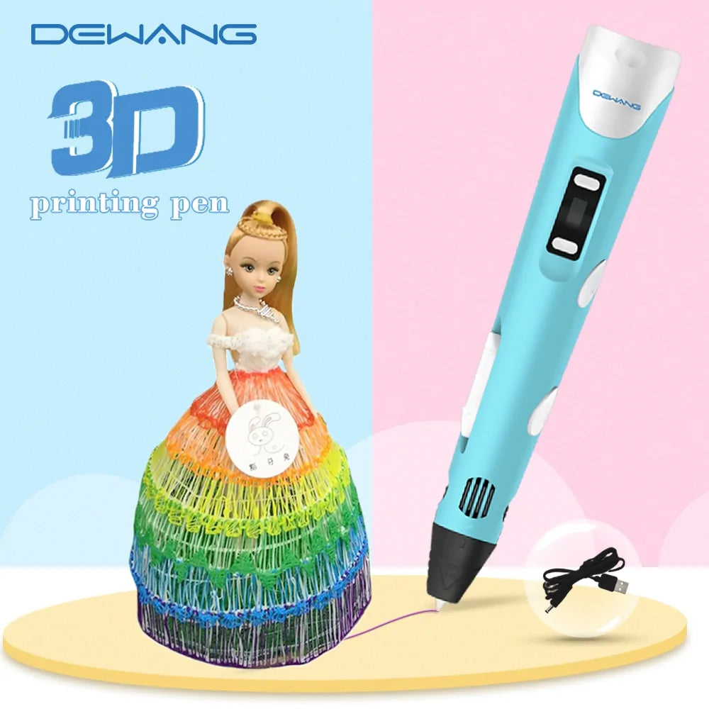 3D Printing Pen RP800A with USB - Includes PLA and ABS Filaments