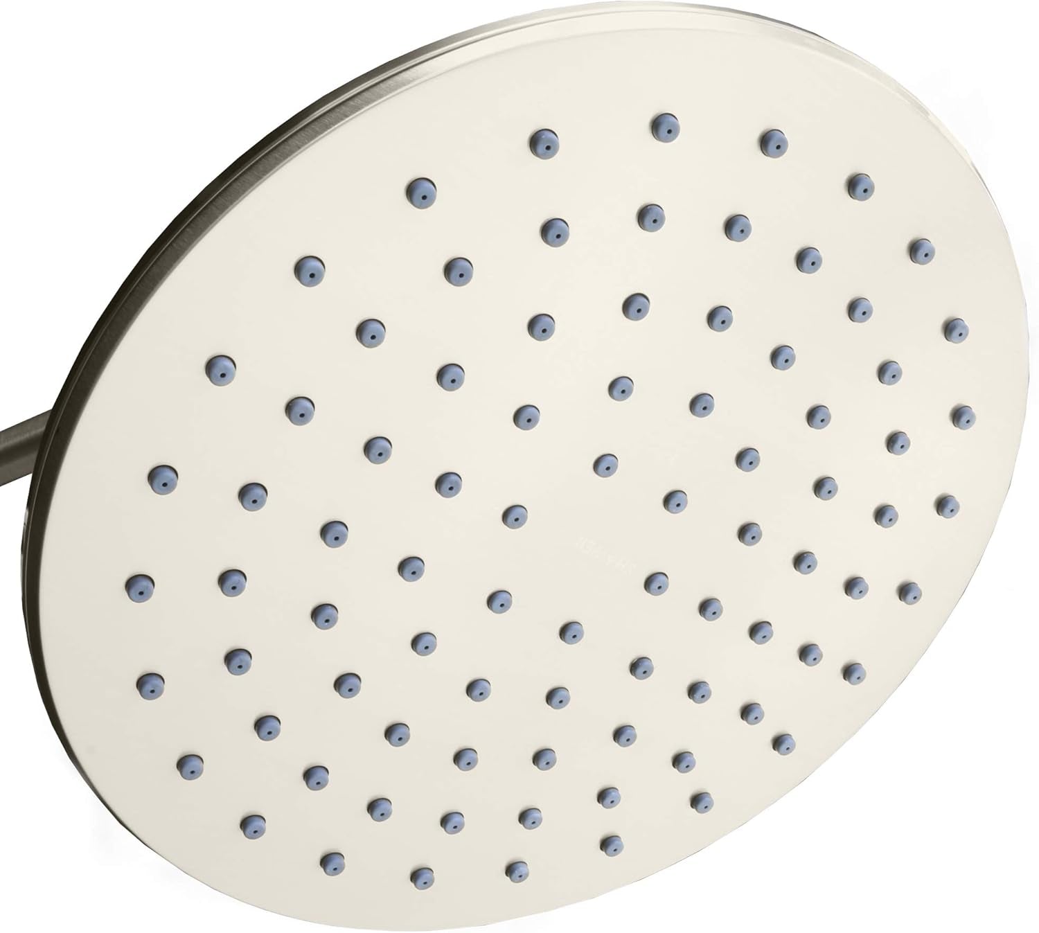Luxury Spa Series: Brushed Nickel Rain Shower Head, 9-Inch round Rain Showerhead with 360 Tilt, Experience Rainfall with MAXX Comfort and Elegance (Brushed Nickel)