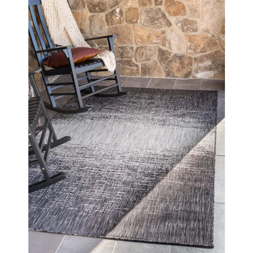 Outdoor Area Rug 7' 1" X 10', Outdoor Botanical Collection Area Rug