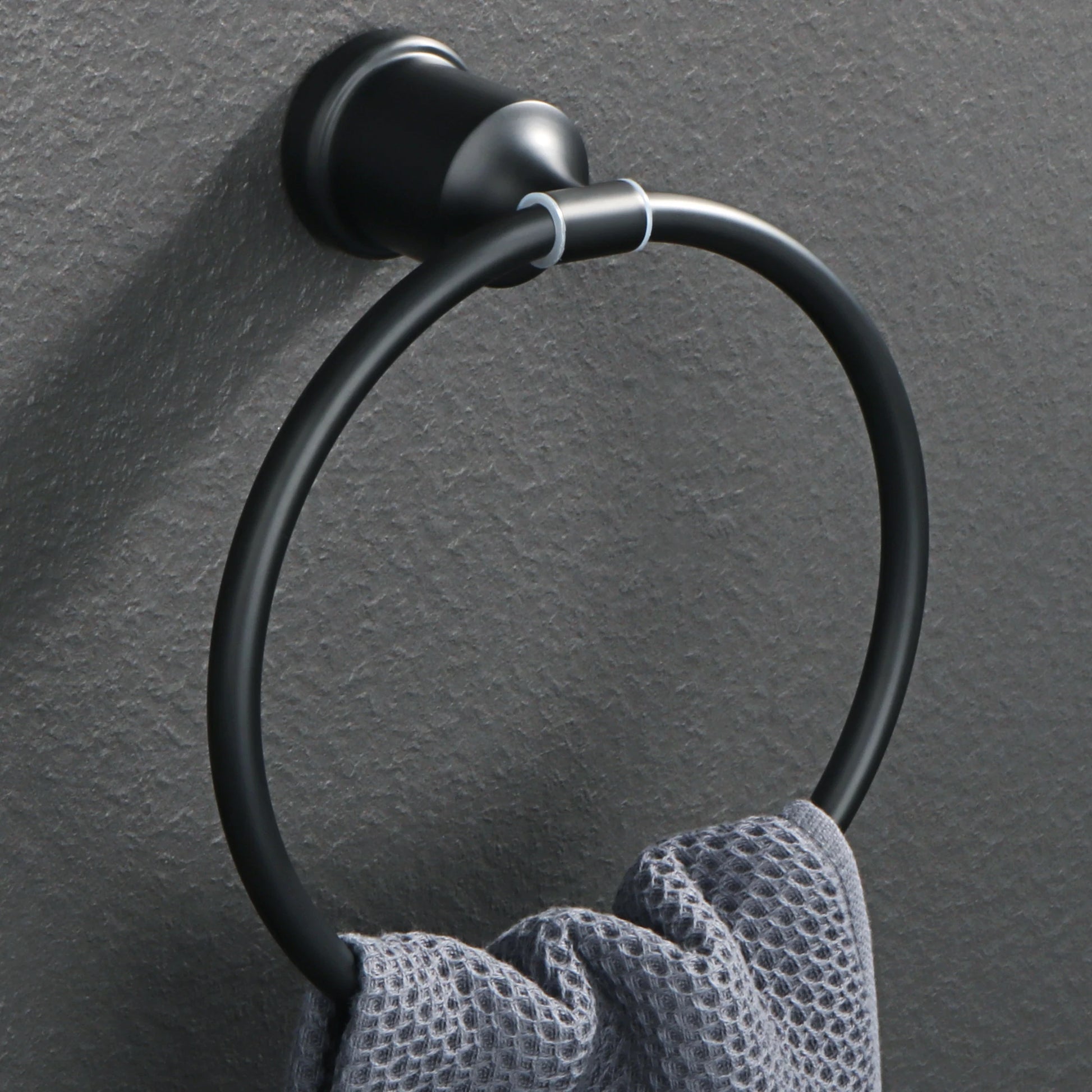 1Set SUS304 Black Bathroom Hardware Set Towel Bar Rack Toilet Paper Holder Robe Hook Self-Adhesive Bathroom Accessories
