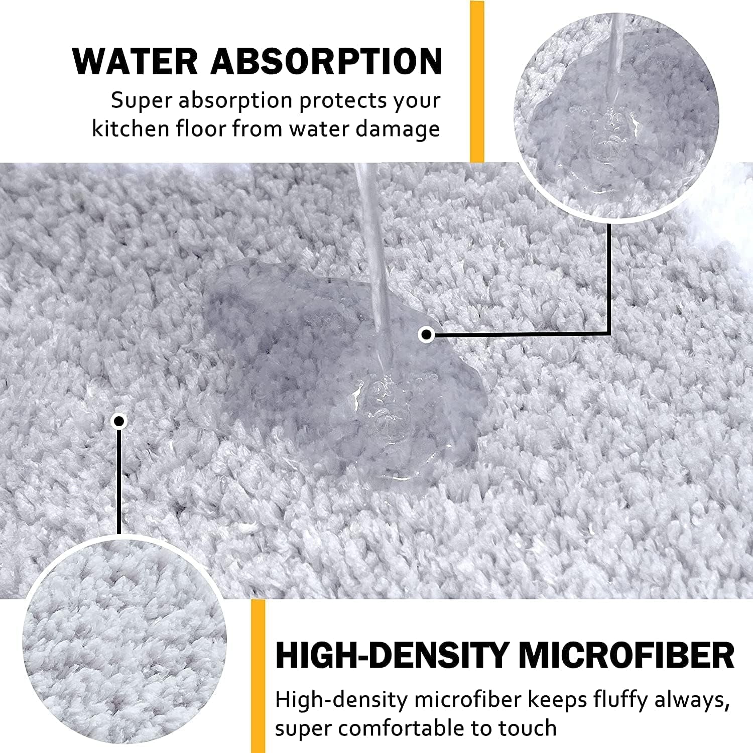 EARTHALL Bathroom Rug Mat, 20"X30", Grey Trellis Bath Mat Extra Soft Absorbent Premium Bath Rug, Non-Slip Comfortable Bath Mat, Machine Wash Dry, Carpet for Tub, Shower, Bath Room