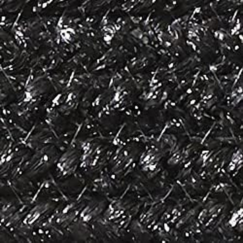 Farmhouse Style Bordered Braided 20" X 60" Runner Rug - Black