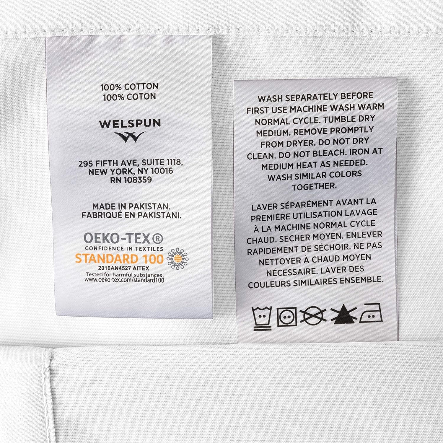100% Cotton Sateen Sheet | 4 Piece Set | Queen Size | White | 500 Thread Count | Deep Pocket Fitted Sheet Fits Mattress Upto 18" | Silky Soft | Classic | Easy Fit | All Season