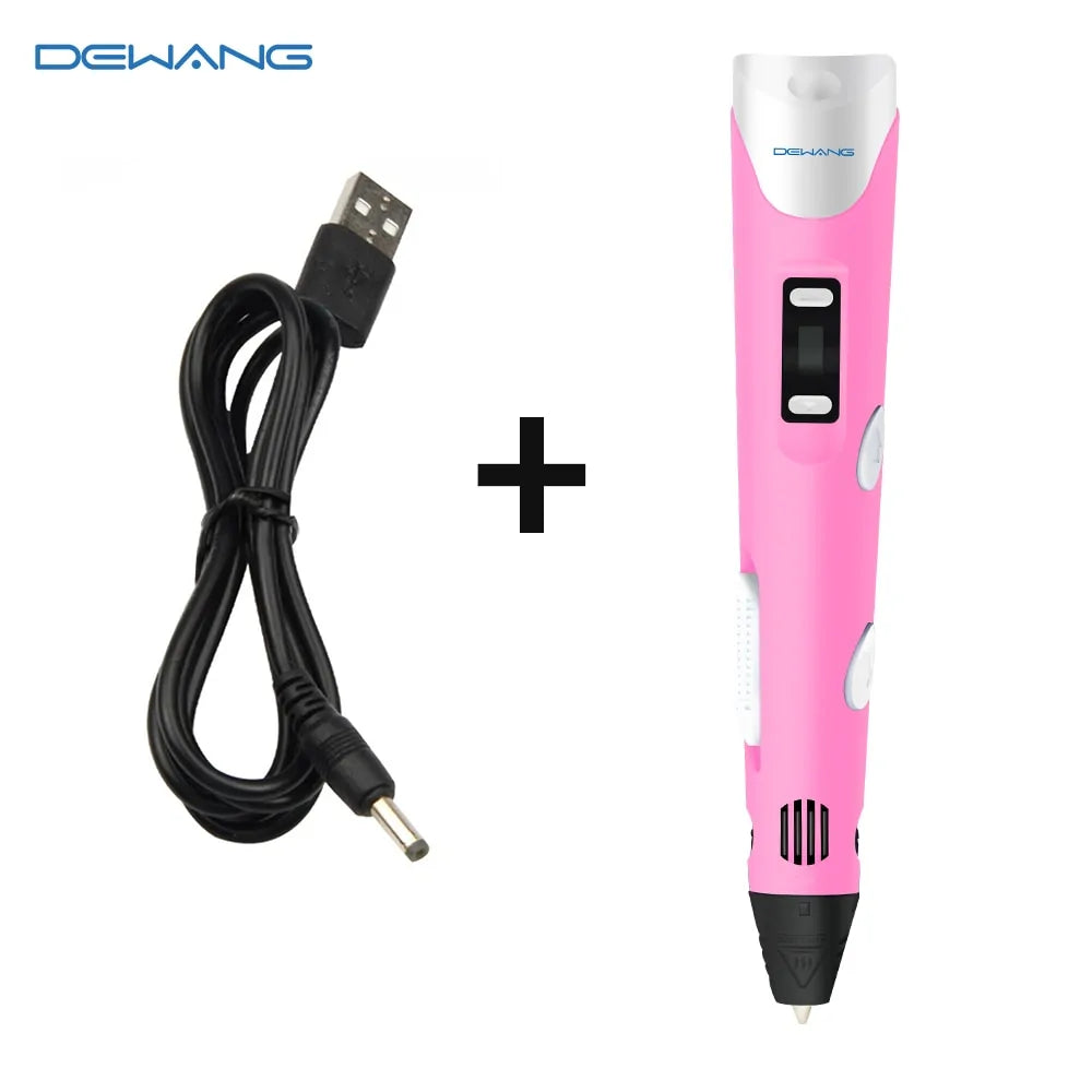 3D Printing Pen RP800A with USB - Includes PLA and ABS Filaments