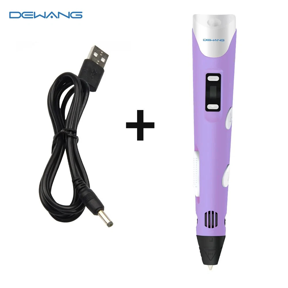 3D Printing Pen RP800A with USB - Includes PLA and ABS Filaments