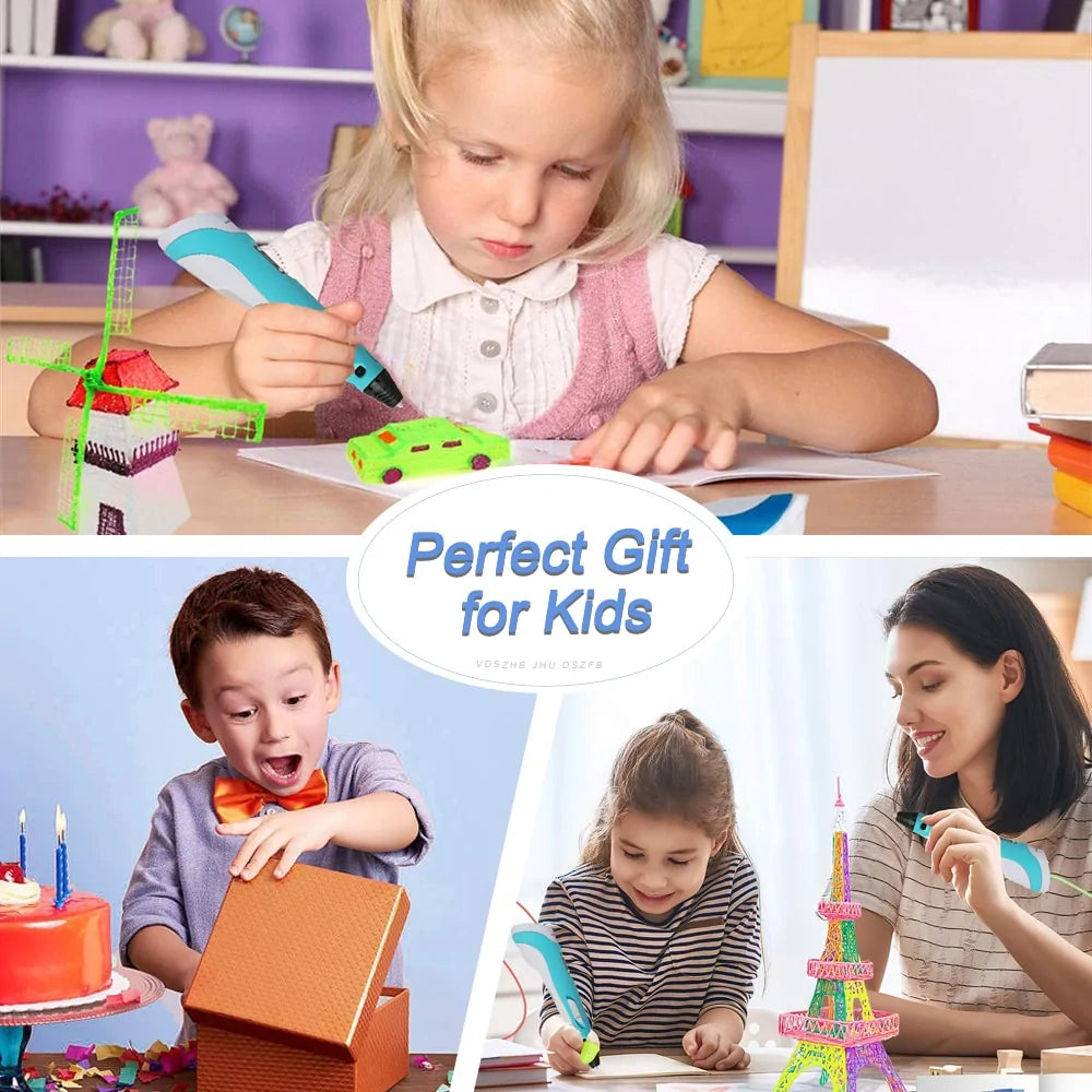 3D Printing Pen RP800A with USB - Includes PLA and ABS Filaments
