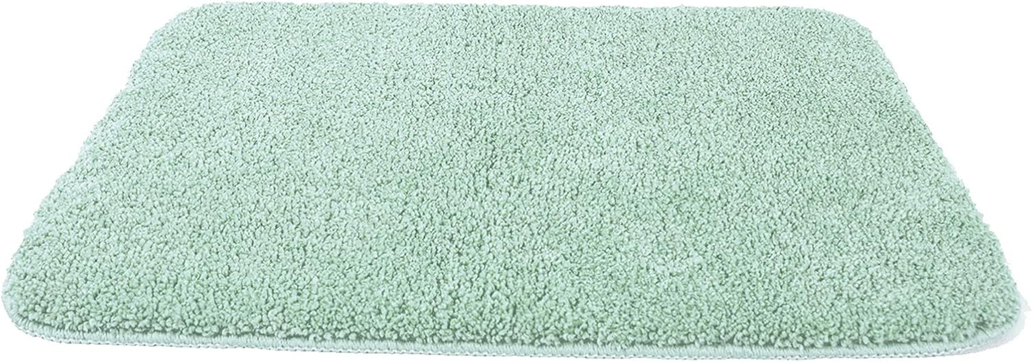 Bathroom Rug Mat, Extra Soft and Absorbent Bathroom Rugs, Bath Rugs Non-Slip, Machine Washable Bath Mats for Tub, Shower, and Bath Room. (Light Green, 16″✖24”)