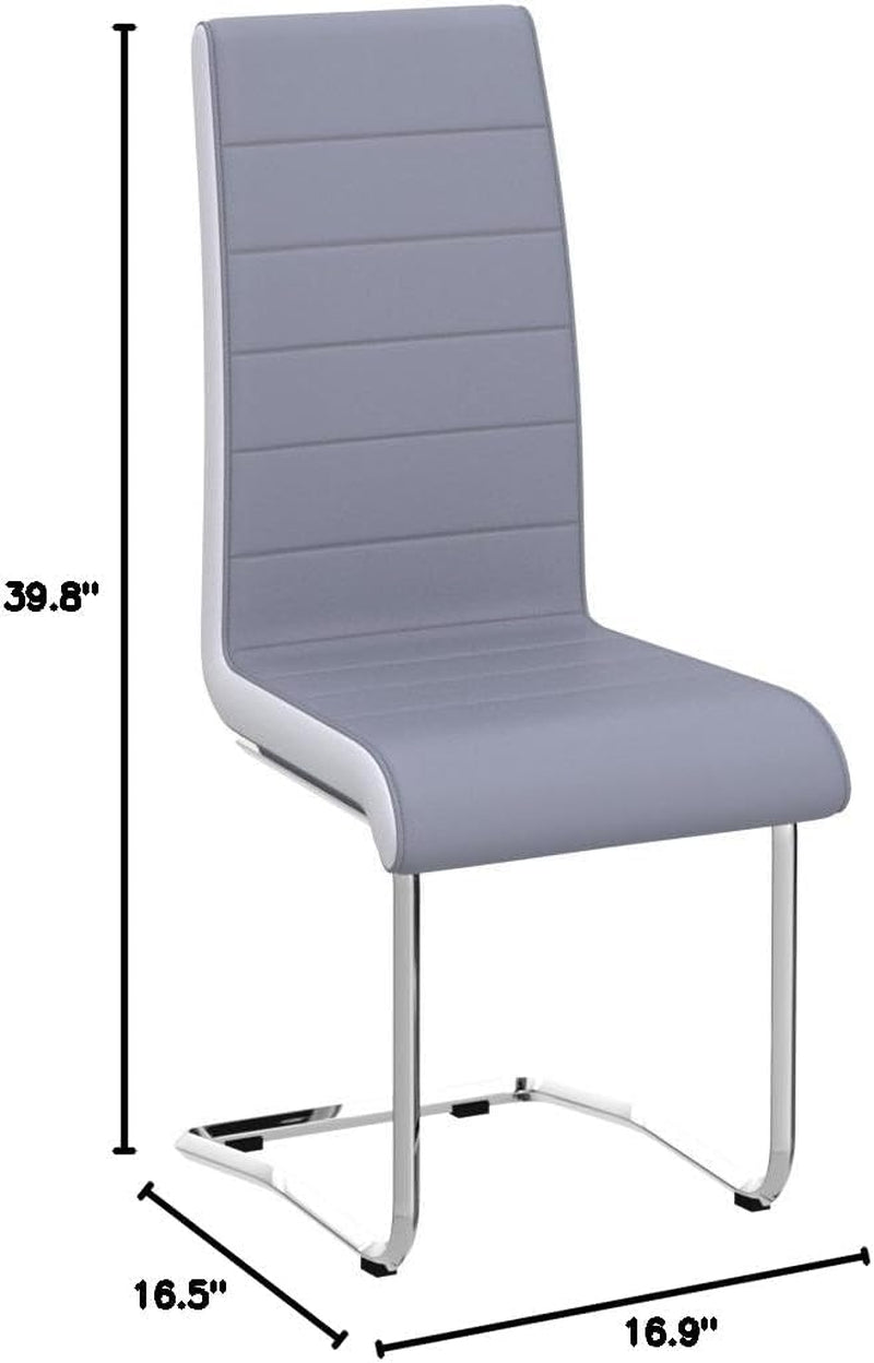 Dining Room Chairs Modern Faux Leather Kitchen Chair