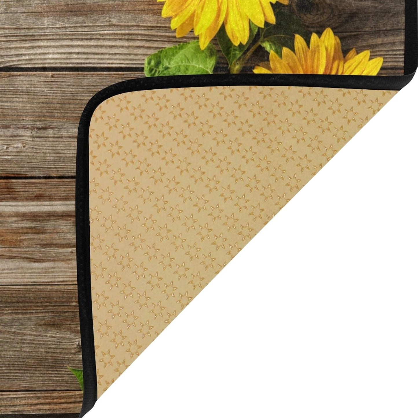 Sunflower Kitchen Rug Mat, Non Slip Anti-Fatigue Floor Mat, Kitchen Bath Rug Doormat Carpet for Kitchen, Floor Home, Office, Sink, Laundry 39 X 20 Inch