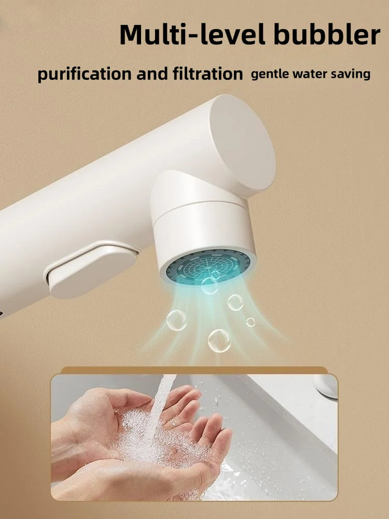 Bathroom Sink Faucet Basin Pull-Out Type Hot and Cold Water Water Tap for Bathroom Accessories Sinks Faucet Taps