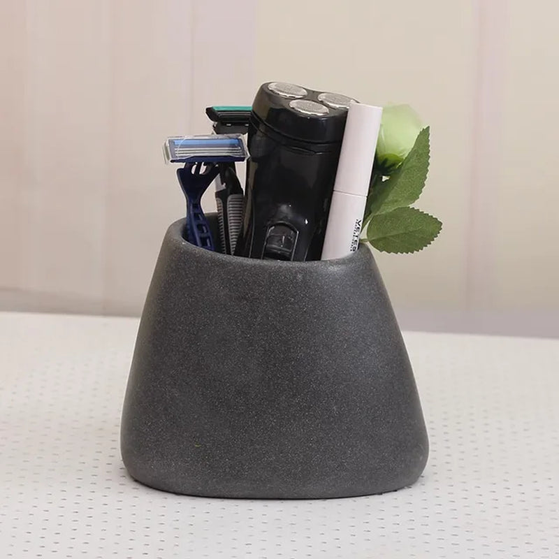 Resin Bathroom Accessories Emulsion Bottle High-Grade Wash Gargle Cup Toothbrush Suit Banyo Aksesuarlari Soap Dish Washing Set