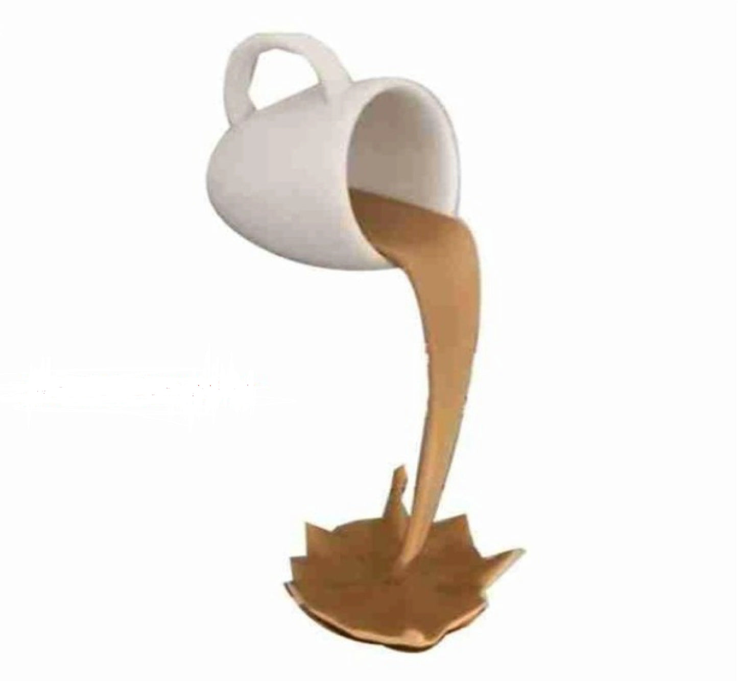 25cm Cup Sculpture  Magic Pouring Splash