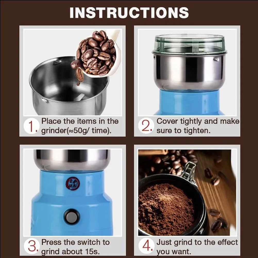 Electric Multifunction Coffee Grinder