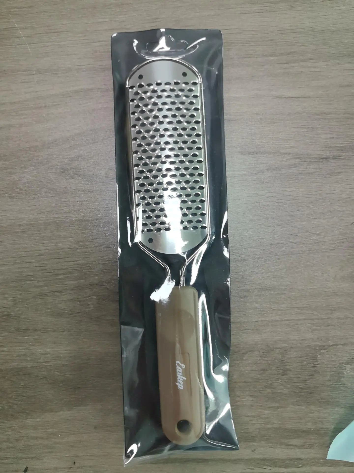 Foot File Foot Scrubber Pedicure - Callus Remover for Feet Easkep Professional Grater Rasp Foot Scraper Corns Callous Removers Cracked Dead Skin Remover for Dry and Wet Feet (Silver) Silver